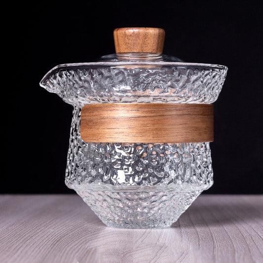 Gaiwan (Shiboridashi) with wooden rim, 245 ml