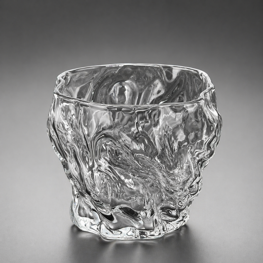 Tea Cup "Crumpled glass", 135 ml
